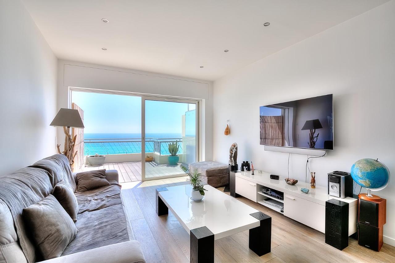 니스 Le Florentina, Dernier Etage Avec Terrasse, Vue Sur La Baie Des Anges 아파트 외부 사진