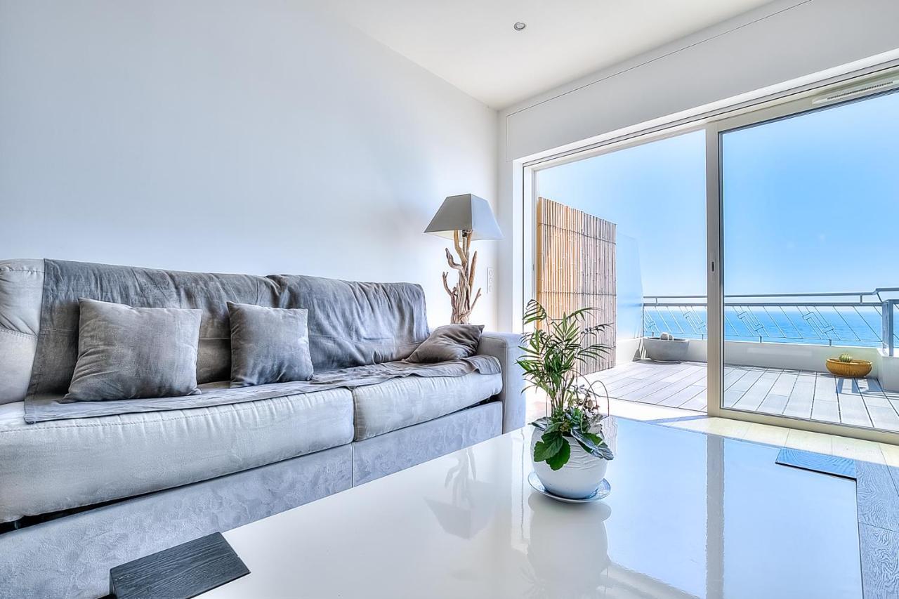 니스 Le Florentina, Dernier Etage Avec Terrasse, Vue Sur La Baie Des Anges 아파트 외부 사진